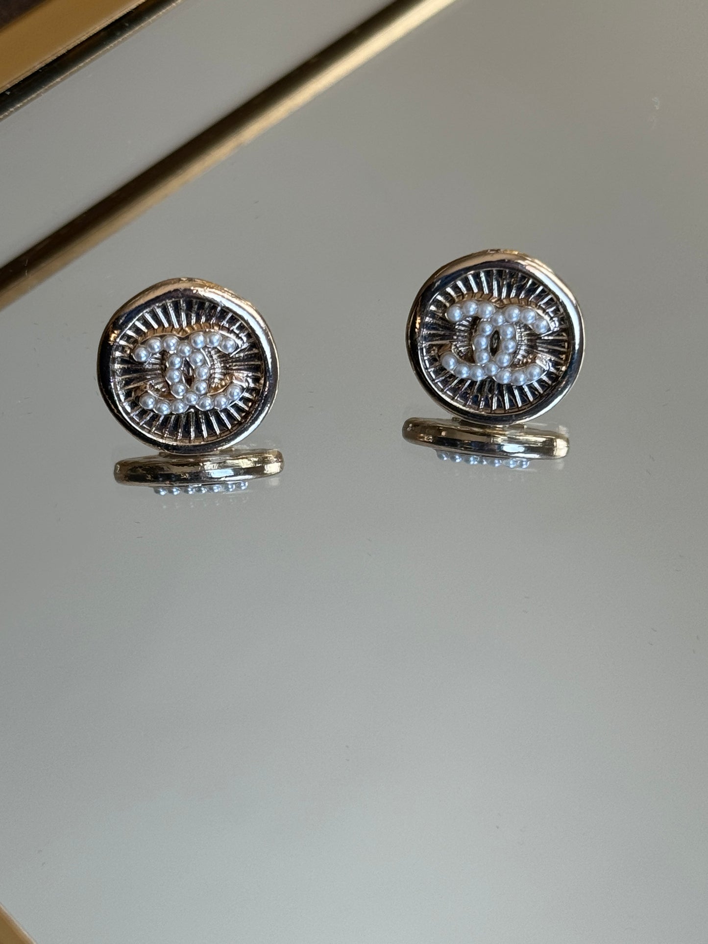 Faux Pearl Earrings