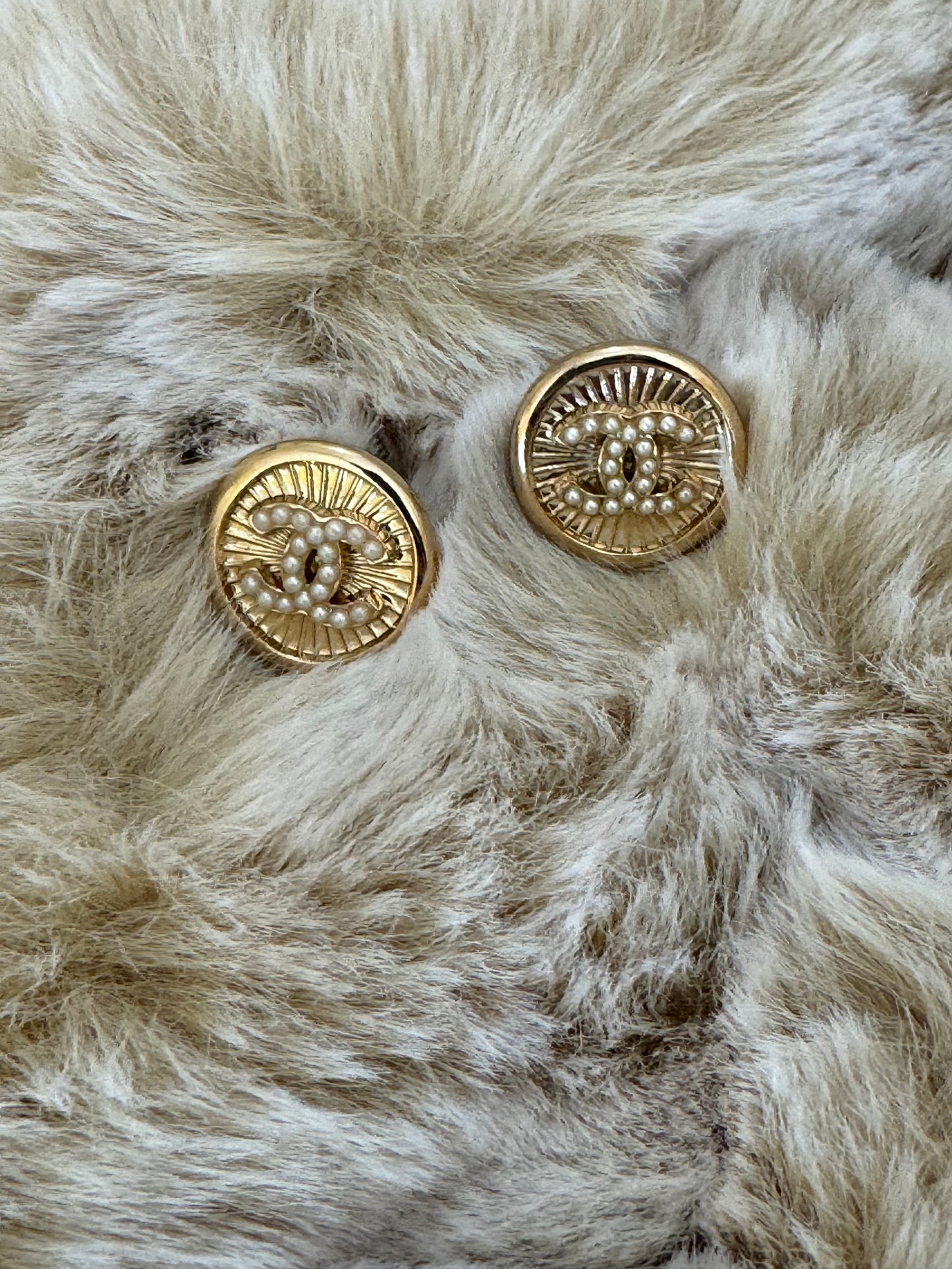 Faux Pearl Earrings
